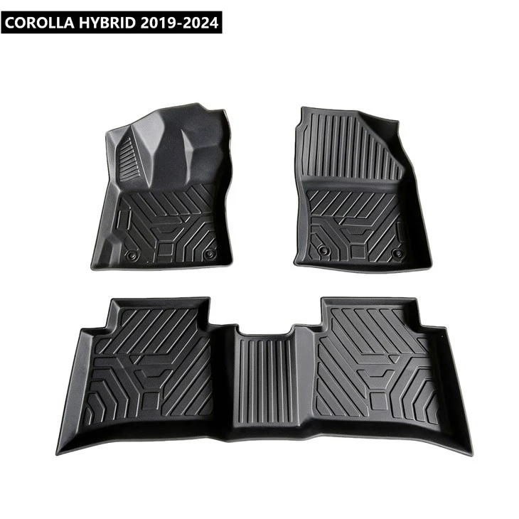 3D TPE Car Mats Factory Auto Floor Liners For COROLLA HYBRID 2019-2024 For Morocco