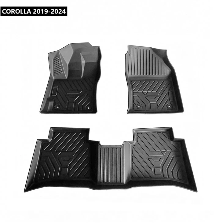 3D TPE Car Mats Factory Car Floor Liners For COROLLA 2019-2024 For Morocco