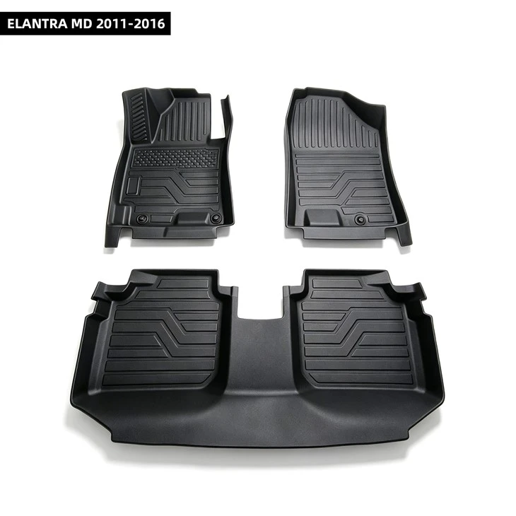 Anti‑slip 3D TPE Car Mat Factory For ELANTRA MD 2011-2016 Egypt Premium