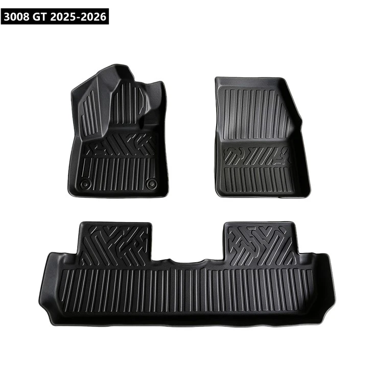Car Mats Factory 3D TPE Custom Car Mats For 3008 GT 2025-2026 For Morocco