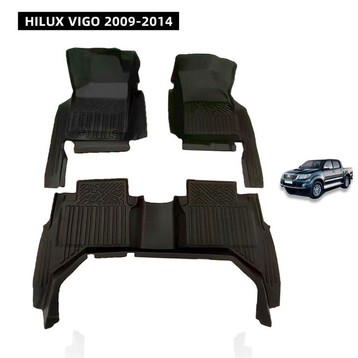 2026 Classic Wholesale Waterproof Edge Leak Proof Car Mat 5D TPE Car Floor Mat high quality