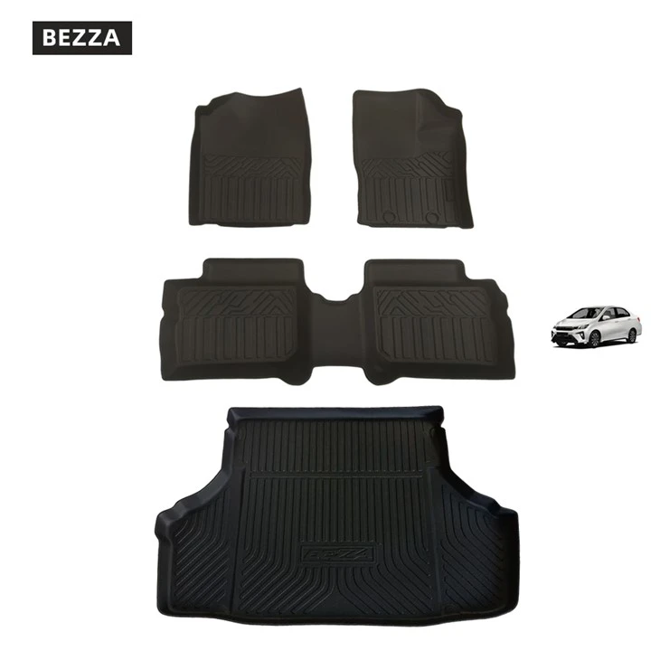 Factory Supply All Weather 3D TPE Floor Mats Highly Cost-Effective Interior Car Mats Use For ALZA