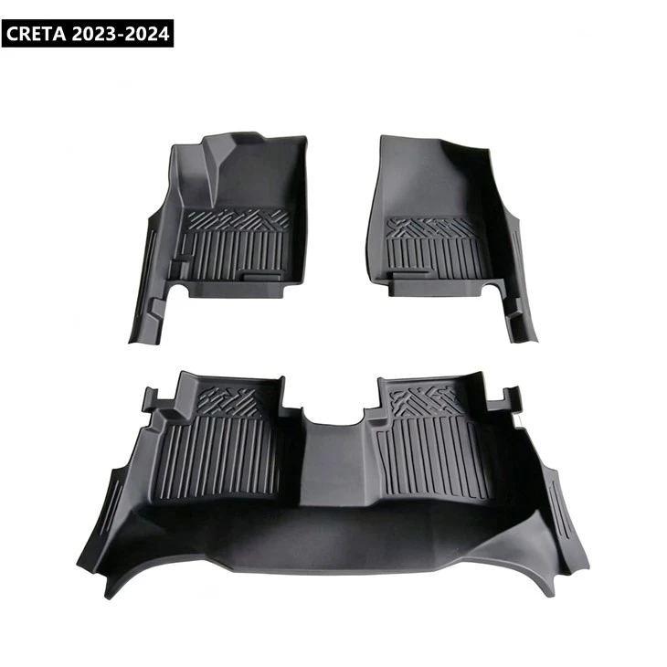 Factory Wholesale High Quality 5D TPE Car Mat PERU,CRETA 2023-2024