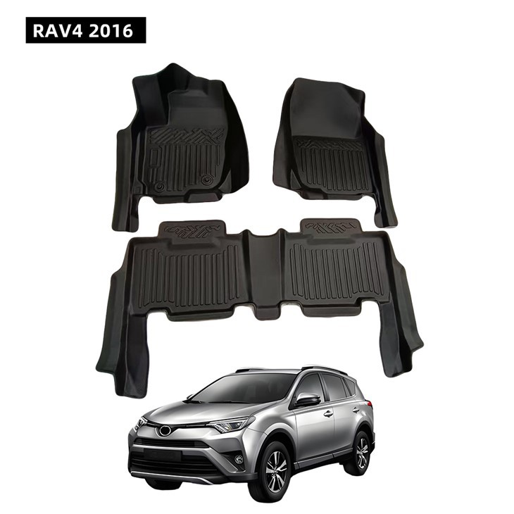 Full Coverage 5DTPE Floor Mats For RAV4 2016