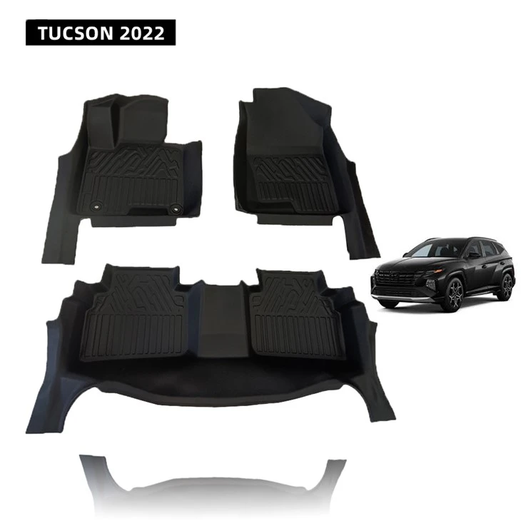 High Quality No Odor 5D TPE Floor Mats For TUCSON 2022