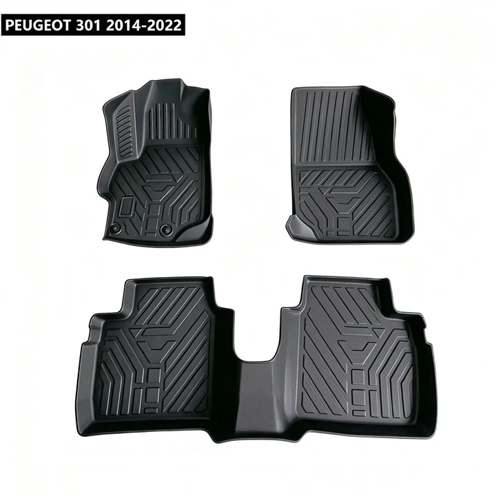 No-Shift TPE Car Mats Factory For PEUGEOT 301 2014-2022 For Morocco