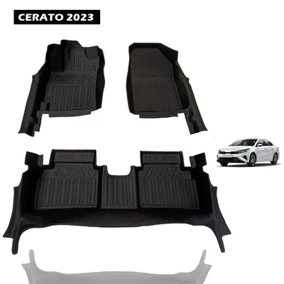 Deep Dish Matting 5D TPE Car Mat Colorful Abrasion Resistant Car Floor Mat