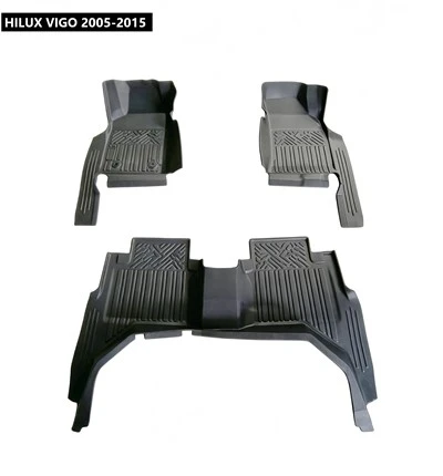 5D TPE Full Set Floor Liners For HILUX-VIGO-2005-2015 Peru