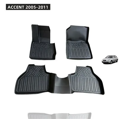 ACCENT-2005-2011 3D TPE Car Mat Factory Direct Sales
