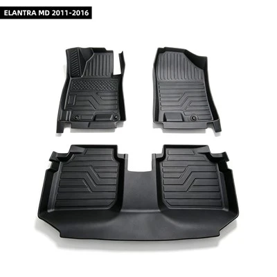 Anti‑slip 3D TPE Car Mat Factory For ELANTRA MD 2011-2016 Egypt Premium