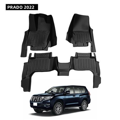 Factory 5D TPE Auto Liners Hot Sale Superior Trait Kid-safe Use For PRADO 2022