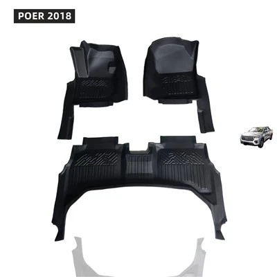 Factory Direct 5D TPE Non-Slip Car Floor Mats For Poer 2018