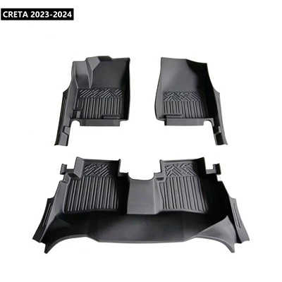 Factory Wholesale High Quality 5D TPE Car Mat PERU,CRETA 2023-2024