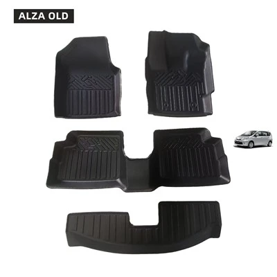 High Quality 3D TPE Car Floor Mats Waterproof Non-slip For ALZA Old