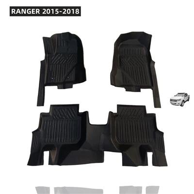 Manufacturer Car Floor Protector TPE Mats Anti Slip Pattern Design Safe Driving 5D Car Floor Carpet Mat