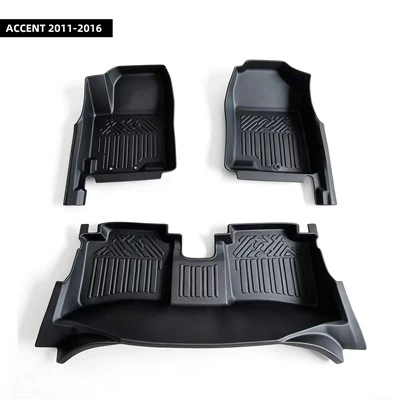 Peru Vehicle Car Mats TPE Auto Floor Mats For ACCENT 2011-2016