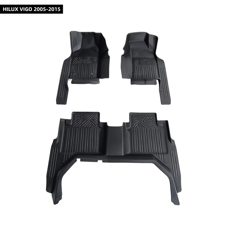 Stable-Grip Mats TPE Car Mats Factory For HILUX VIGO 2005-2015 For Chile