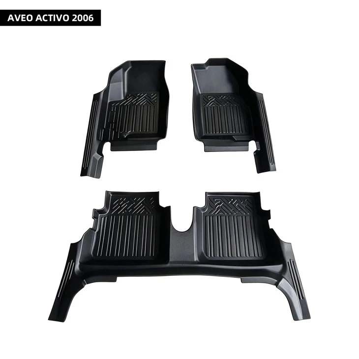Stylish 5d TPE Car Floor Mats Factory For AVEO ACTIVO 2006 For Ecuador