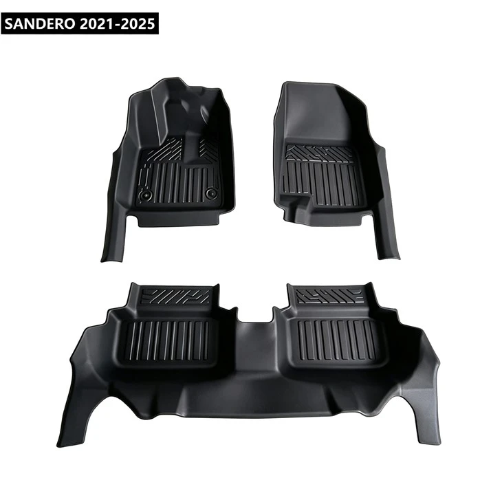 Traction-Grip TPE Car Mats Factory For SANDERO 2021-2025 For Morocco